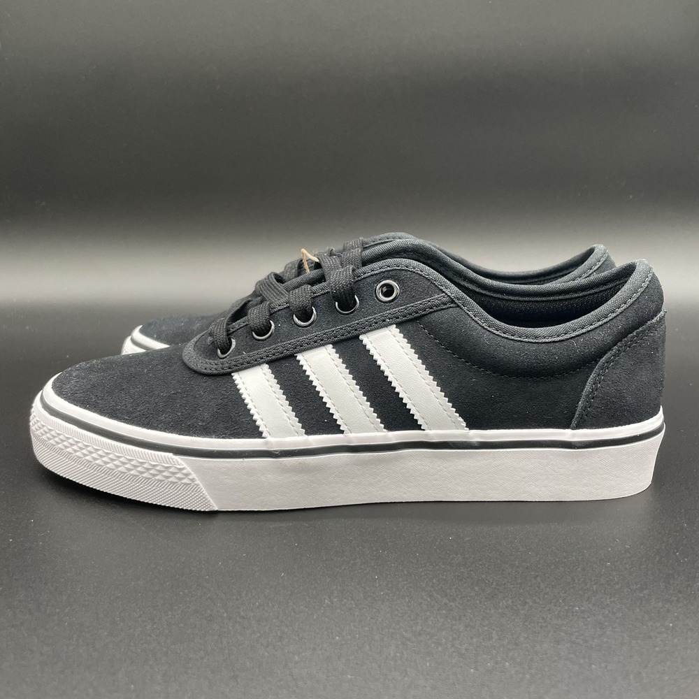 Adidas Adi Ease Skateboarding Shoes Mens Size 7 Black White Sneakers HQ6432 New